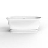 Bethany 59'' Freestanding AC Tub,W/internal drain-OF,WH
