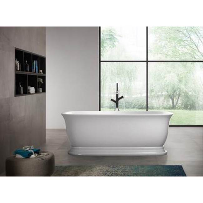 Bethany 59'' Freestanding AC Tub,W/internal drain-OF,BN