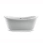 Barclay - Moira 63'' AC Freestanding Tub White,w/Internal Drain-OF WH - White