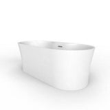 Olmos 59''AC Tub W/Tap Deck, W/Internal drain-OF,BN