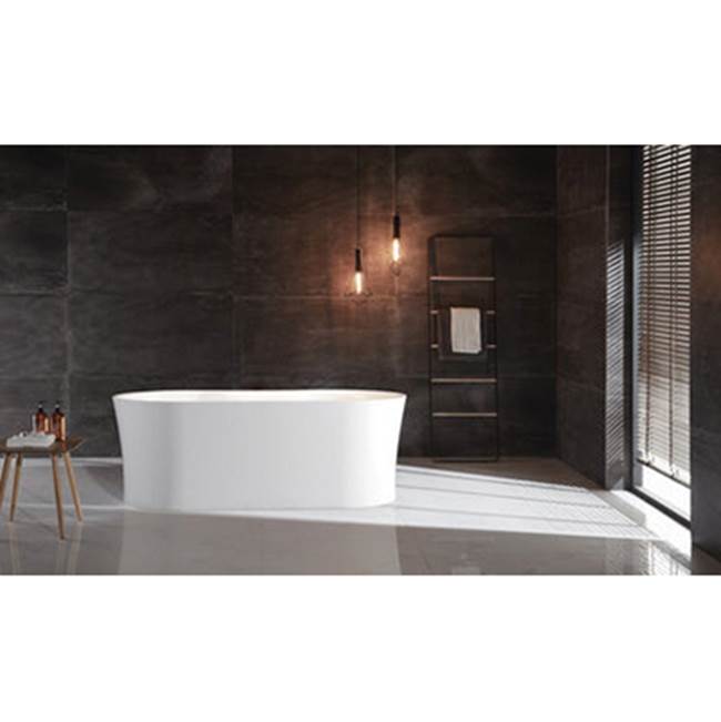 Olmos 59''AC Freestanding,7'' Centers,W/internal drain-OF,BN