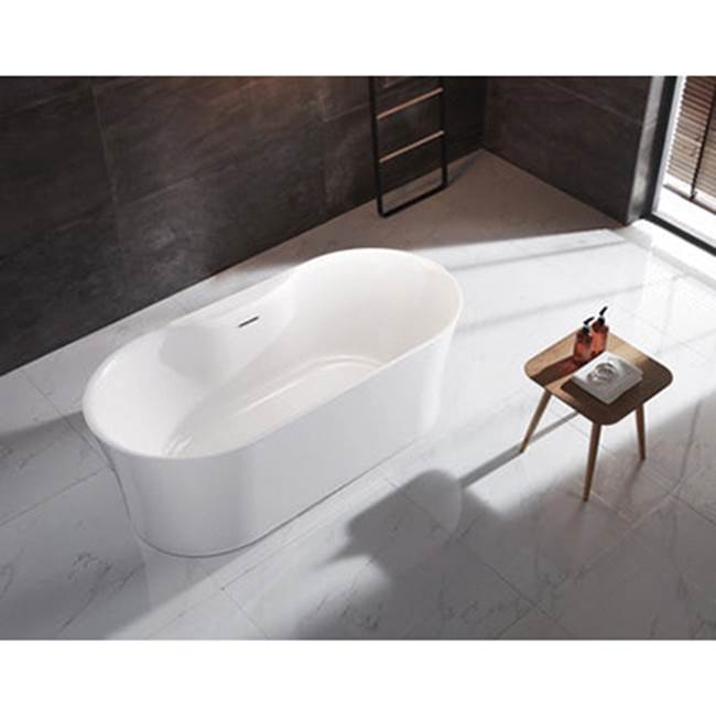 Onita 67''AC Freestanding,7'' Centers,W/internal drain-OF,BN