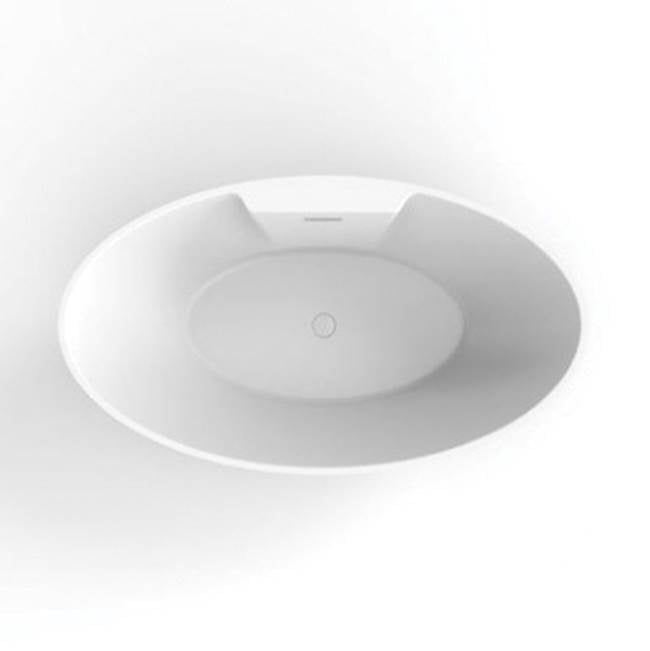 Portia 67''AC Tub W/Tap Deck W/internal drain-OF,BN
