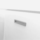 Portia 67''AC Tub W/Tap Deck W/internal drain-OF,BN