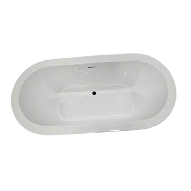 Pelham 65'' Freestanding AC WHTub,W/Internal Drain & OF BN