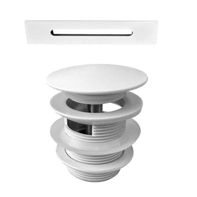 Noelani 66''Oval AC Tub,Matte White W/Internal Drain & OF BG