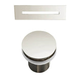 Noelani 66''Oval AC Tub,Matte Black W/Internal Drain & OF BG