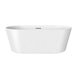 Barclay - Patrick 67'' Freestanding AC WHTub,W/Internal Drain & OF BG - Brushed Gold