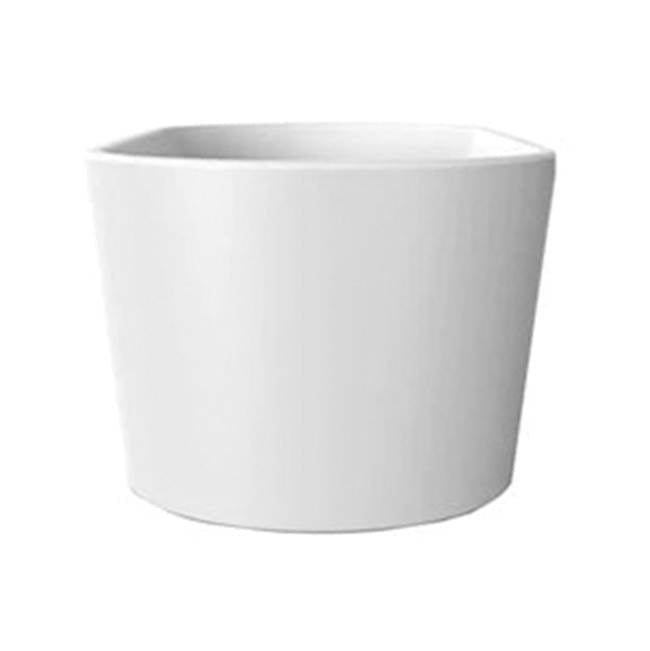 Patrick 67'' AC Tub Matte White W/Internal Drain & OF BG