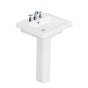 Barclay - Resort 550 Basin only, White-4'' Centerset - White