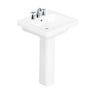 Barclay - Resort 650 Basin only, White-4' Center Sets - White