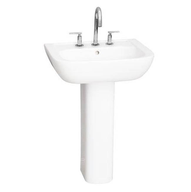 Barclay - Caroline 450 Basin only, White, 4'' Center Set - White