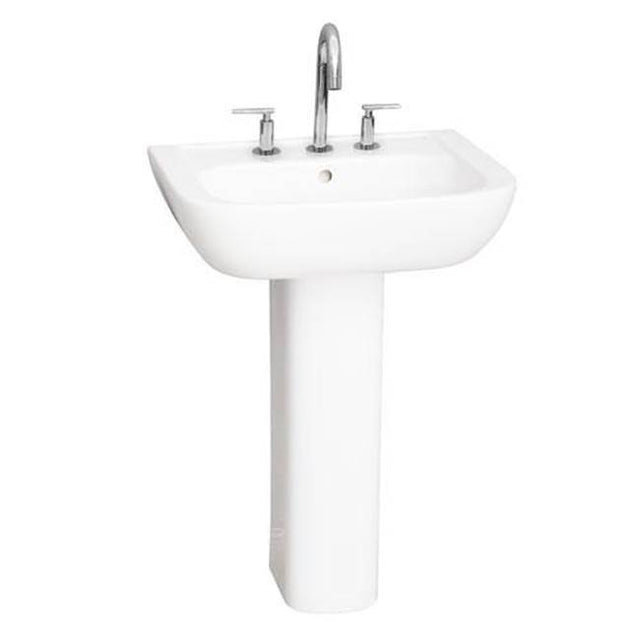 Barclay - Caroline 450 Basin only, White, 4'' Center Set - White