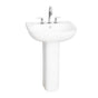 Barclay - Tonique 550 Basin only, White-4'' Centerset - White