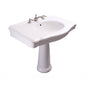 Barclay - Anders Basin Only w/ 8'' WS Hole,W/ Overflow,White - White