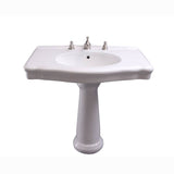 Anders Basin Only w/ 8'' WS Hole,W/ Overflow,White