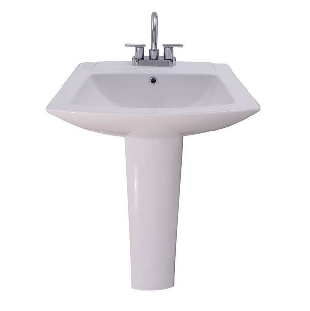 Barclay - Burke  Basin Only for 4'' CC Overflow, White - White