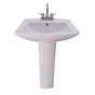 Barclay - Burke  Basin Only for 4'' CC Overflow, White - White