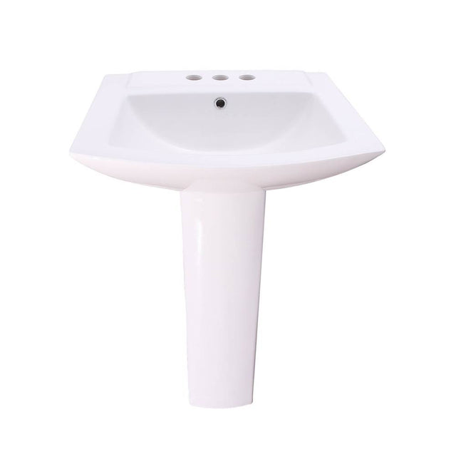 Barclay - Burke  Basin Only for 6'' CC Overflow, White - White