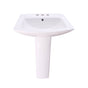 Barclay - Burke  Basin Only for 6'' CC Overflow, White - White
