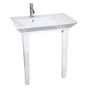 Barclay - Opulence Basin, 31-1/2'', White, Rect Bowl, 4'' cc - White