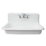 Barclay - Kerville 36'' Lavatory Sink 8'' Widespread,Wall Hung,White - White