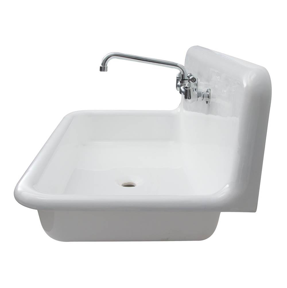 Kerville 36'' Lavatory Sink 8'' Widespread,Wall Hung,White