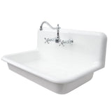 Kerville 36'' Lavatory Sink 8'' Widespread,Wall Hung,White