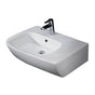 Barclay - Elena 25'' Above Counter Basin Deck on Right, 1 Hole, White - White