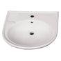 Barclay - Cynthia 520 Ped Lav Basin 1 Hole, White - White
