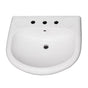 Barclay - Orient 660 Ped Lav Basin 8'' cc, White - White
