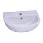 Barclay - Compact 545 Ped Lav Basin 1 Hole, White - White