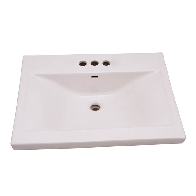Barclay - Mistral 650 Wall-Hung Basin 4'' cc, White - White