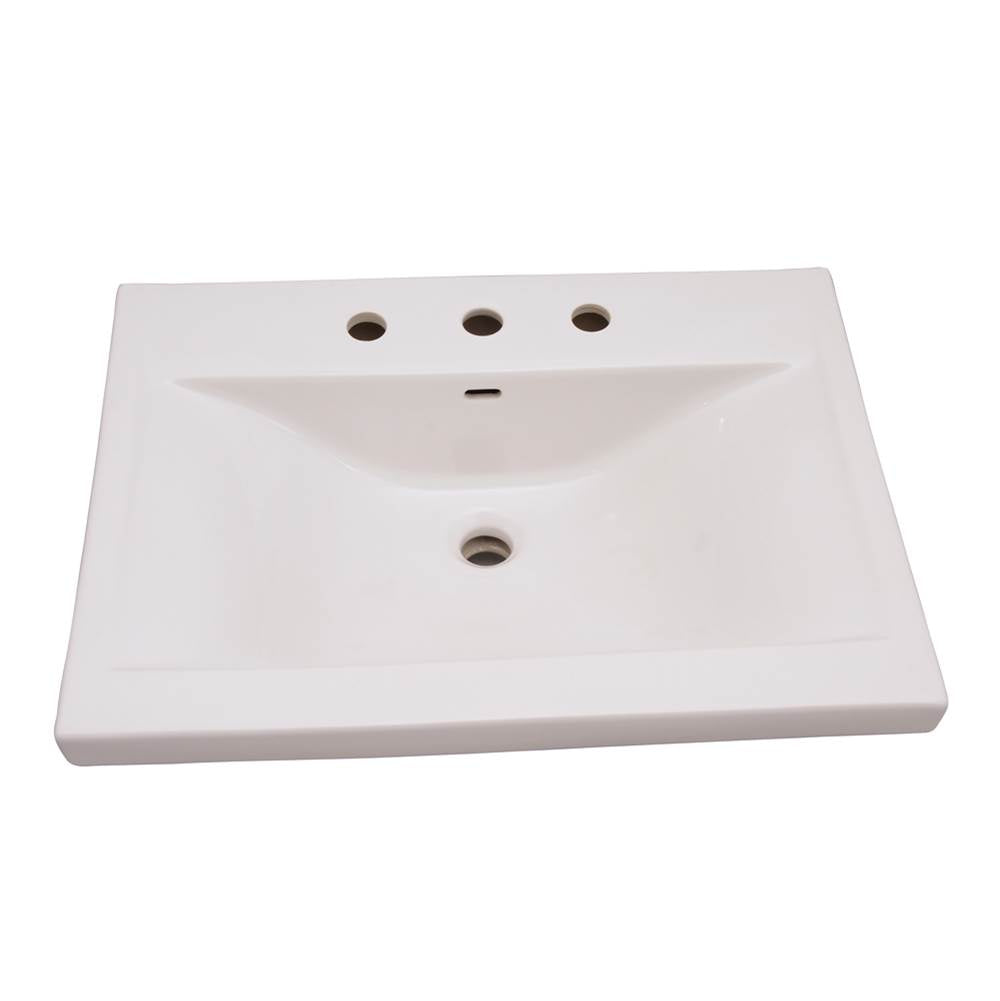 Barclay - Mistral 510 Wall-Hung Basin 8'' cc, White - White