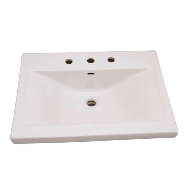 Barclay - Mistral 650 Wall-Hung Basin 8'' cc, White - White