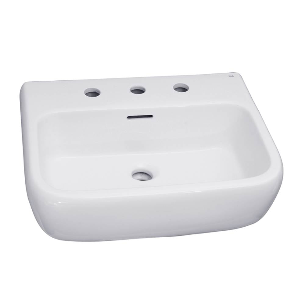 Barclay - Metro 600 Wall-Hung Basin 8'' cc, White - White