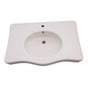 Barclay - Galaxy 28'' Basin - White One Faucet Hole - White