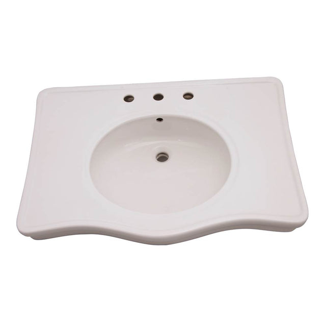 Barclay - Milano Deluxe Console Basin 8'' cc, White - White