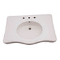 Barclay - Milano Deluxe Console Basin 8'' cc, White - White