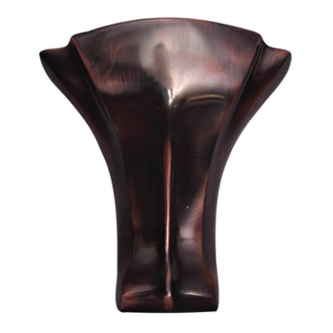 Columbia 61''Ci Dbl Roll Tub Wh No Holes, Orb Jewel Feet