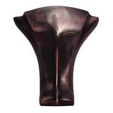 Columbia 61''Ci Dbl Roll Tub Wh No Holes, Orb Jewel Feet