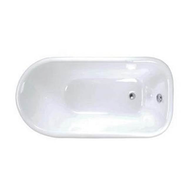 Abbey Cast Iron Roll Top WH, 48'', 3-3/8'' Holes, BN Feet