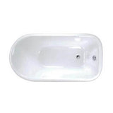 Abbey Cast Iron Roll Top WH, 48'', 3-3/8'' Holes, WH Feet