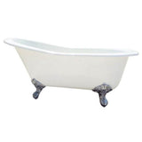 Barclay - Giselle Cast Iron Slipper, 57'' WH, No Holes, BL Imp Feet - Black