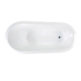 Giselle Cast Iron Slipper, 57'' WH, No Holes, BL Imp Feet