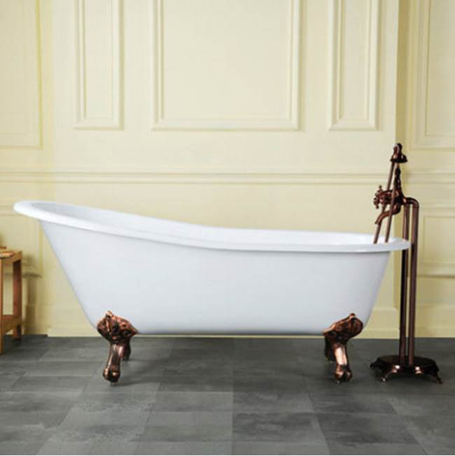 Giselle Cast Iron Slipper, 57'' WH, No Holes, BL Imp Feet
