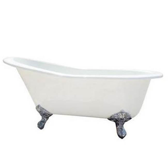 Giselle Cast Iron Slipper, 57'' WH, No Holes, BL Imp Feet