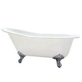 Giselle Cast Iron Slipper, 57'' WH, No Holes, BL Imp Feet