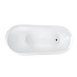 Giselle Cast Iron Slipper, 57'' WH, No Holes, BL Imp Feet
