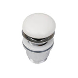 Barclay - Pop up ceramic drain for SLIM Feeling Basin,Matt White - Matte White